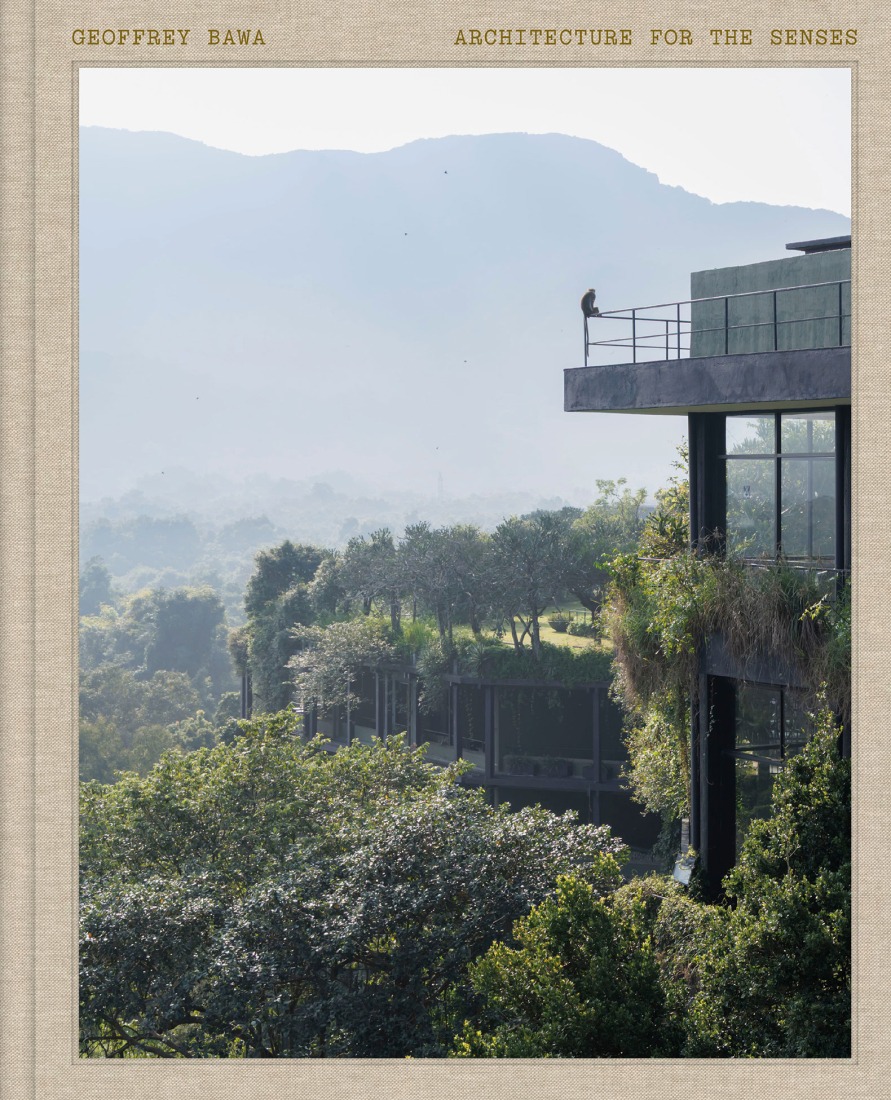 Publication to the exhibition "Geoffrey Bawa: Architecture for the Senses". Courtesy by Vitra Design Museum, Graphic. Design by Daniel Streat, Visual Fields based on the photo by Iwan Baan. 