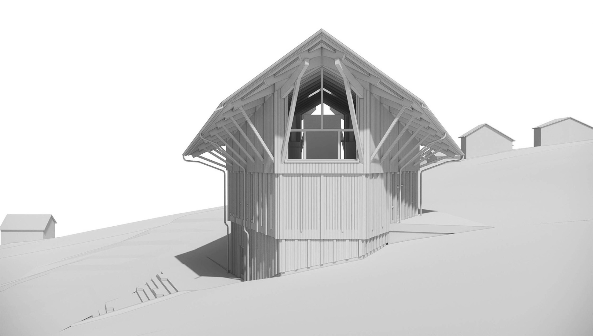 Visualización. «Resonance Centre Peter Roth» por Graber Pulver + Martina Hauser.