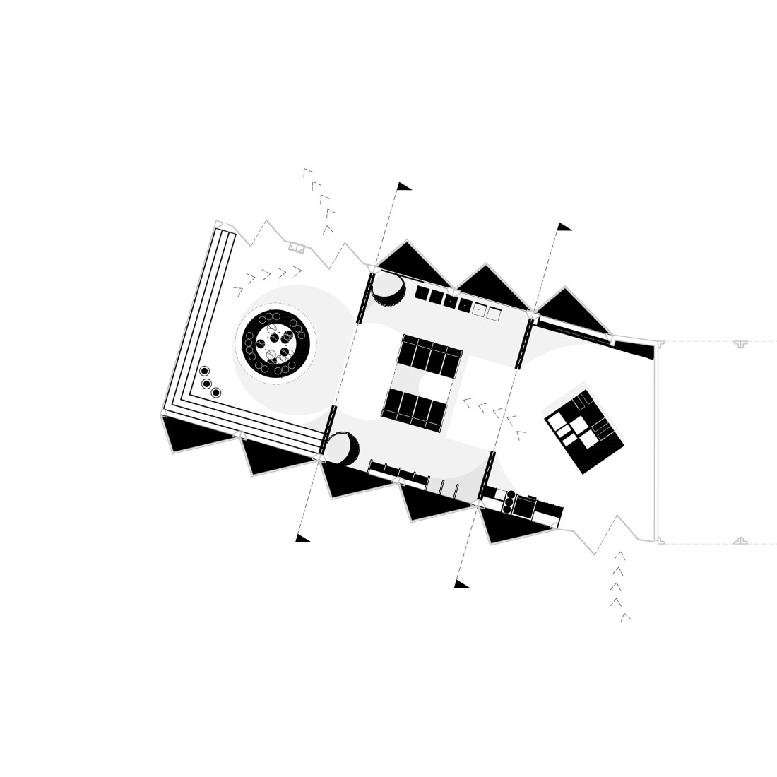 Shop floor plan. "NEW ECI 26" by MOME.ESTUDIO. 