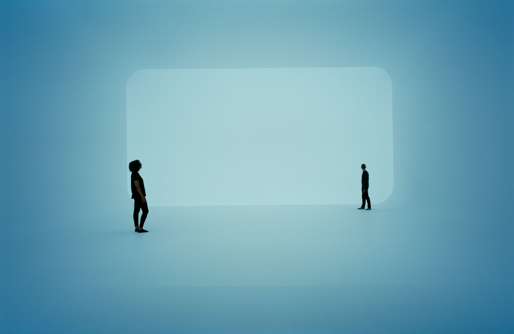 James Turrell, 1991 Perfectly Clear, Ganzfeld. Cortesía del artista y MASSMoca.