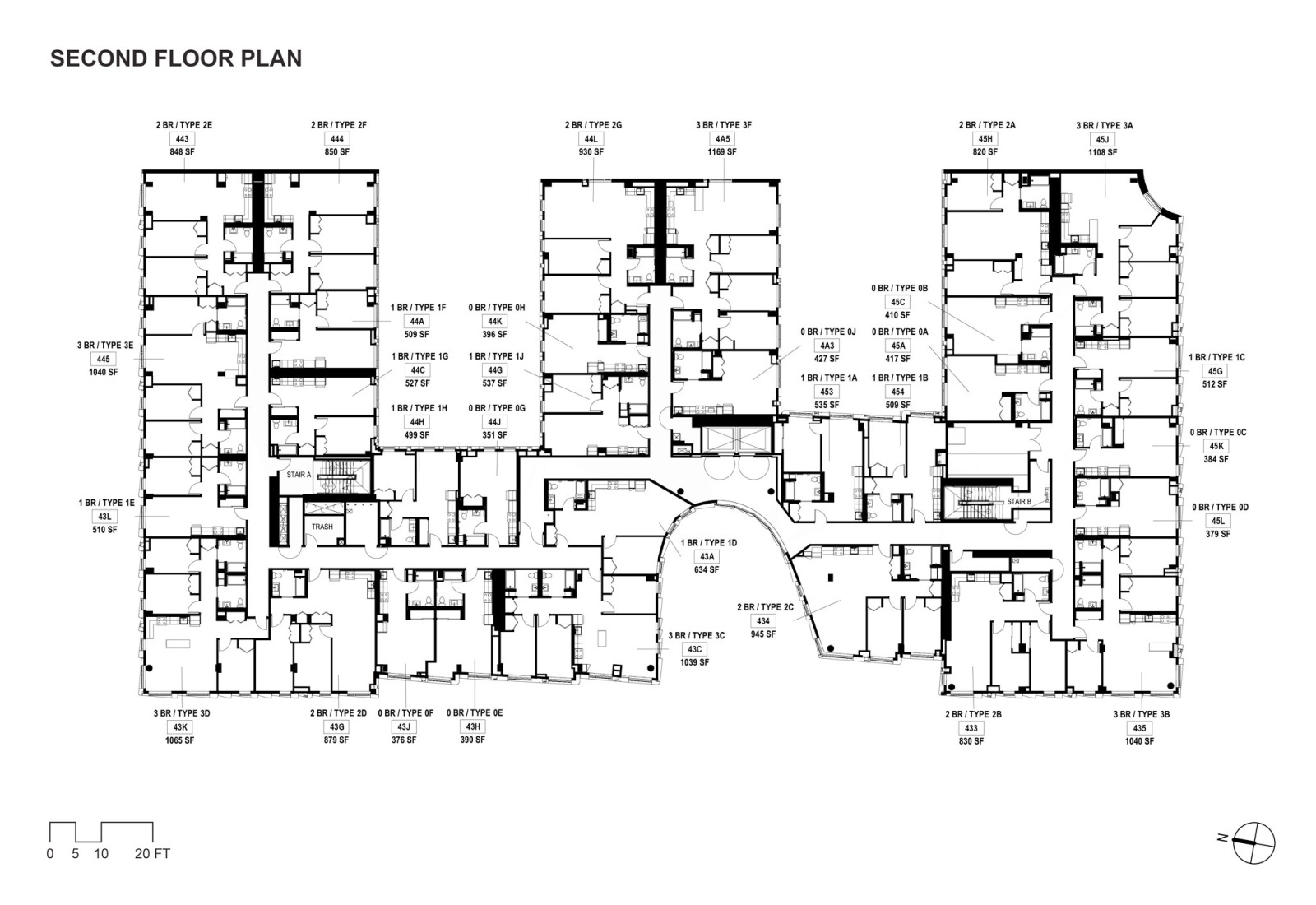 First floor plan. 730 Stanyan by OMA. 