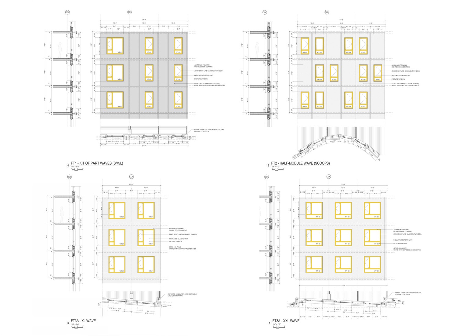 Façade details. 730 Stanyan by OMA. 