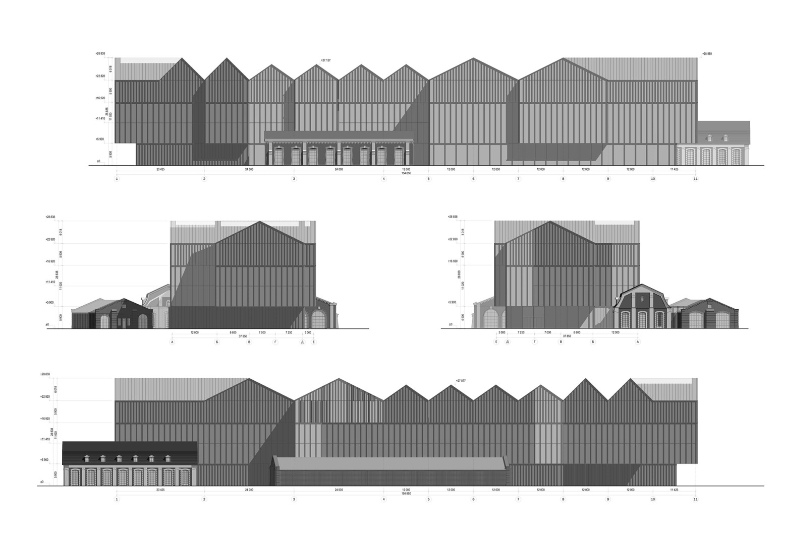 Elevation. Perm State Art Gallery by SPeeCH.