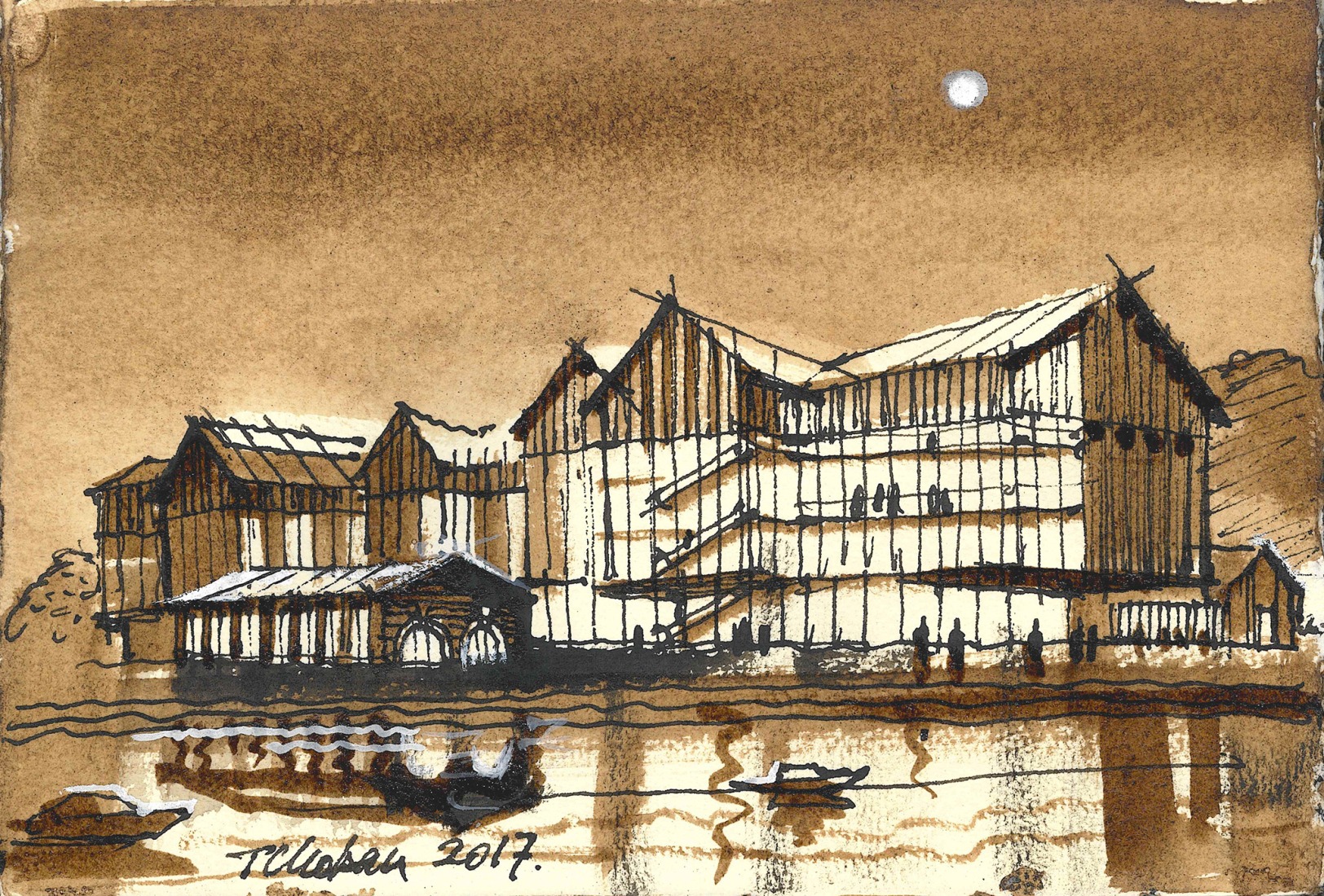 Sketch. Perm State Art Gallery by SPeeCH.