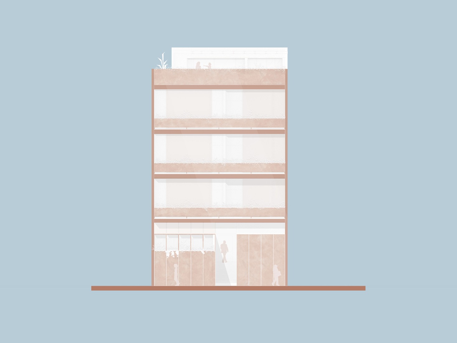 Ilustración. Guanajuato 194 por Bloqe Arquitectura.