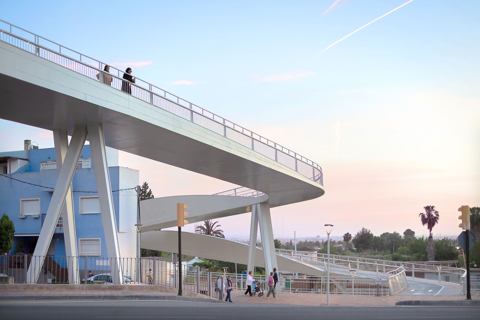 Molina de Segura footbridge by FVAI. Photography by Milena Villalba.