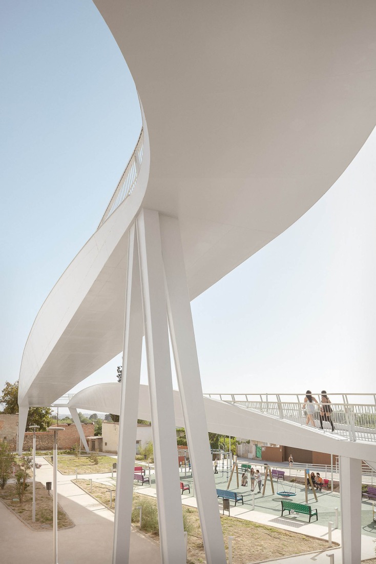 Molina de Segura footbridge by FVAI. Photography by Milena Villalba.