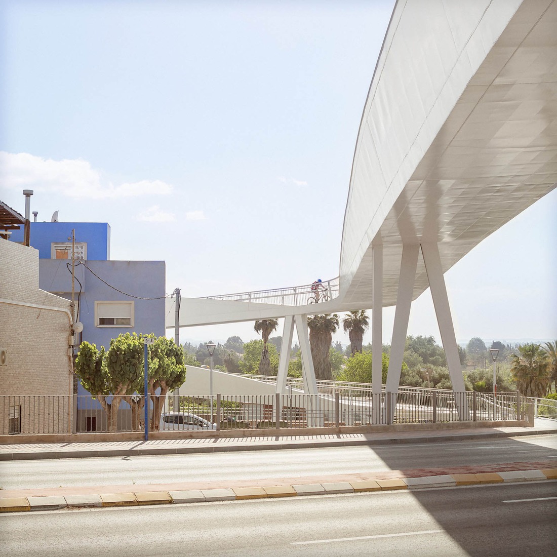Molina de Segura footbridge by FVAI. Photography by Milena Villalba.