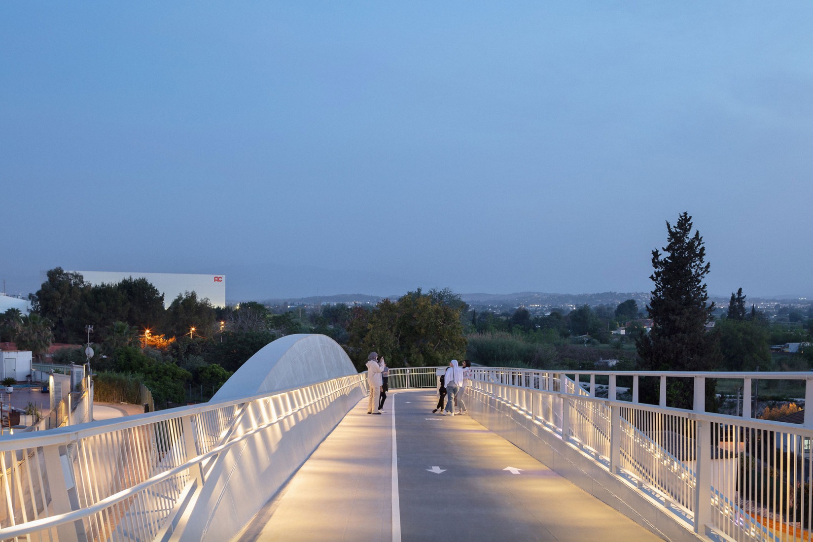Molina de Segura footbridge by FVAI. Photography by Milena Villalba.