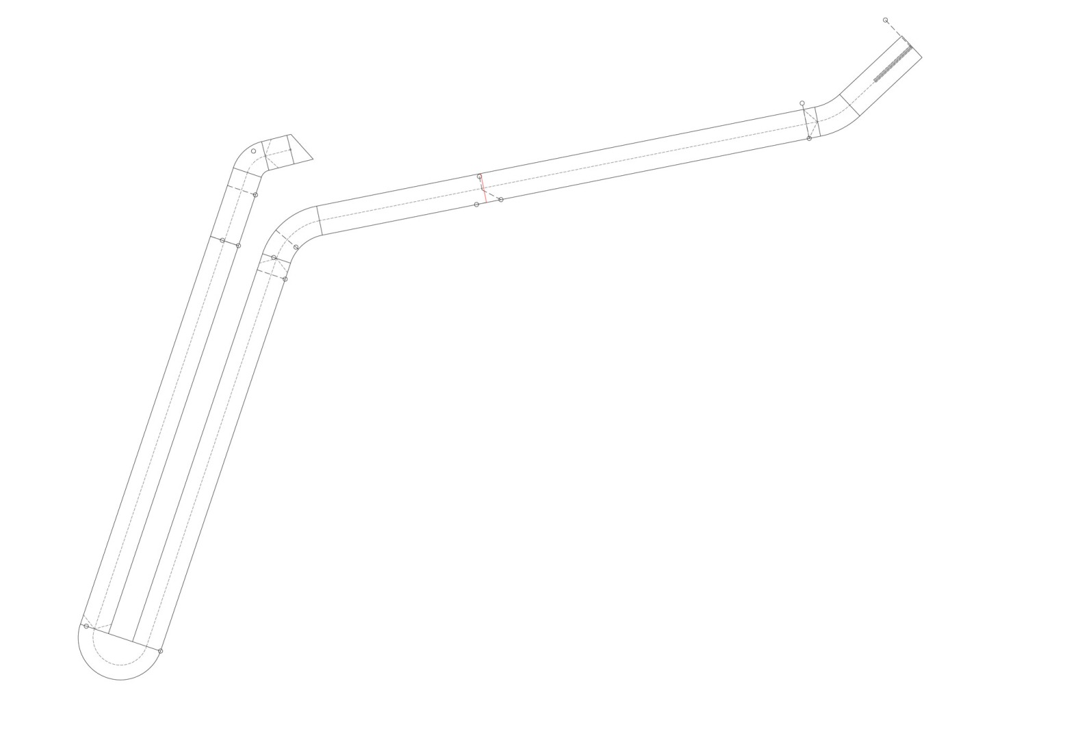 Floor plan. Molina de Segura footbridge by FVAI. 