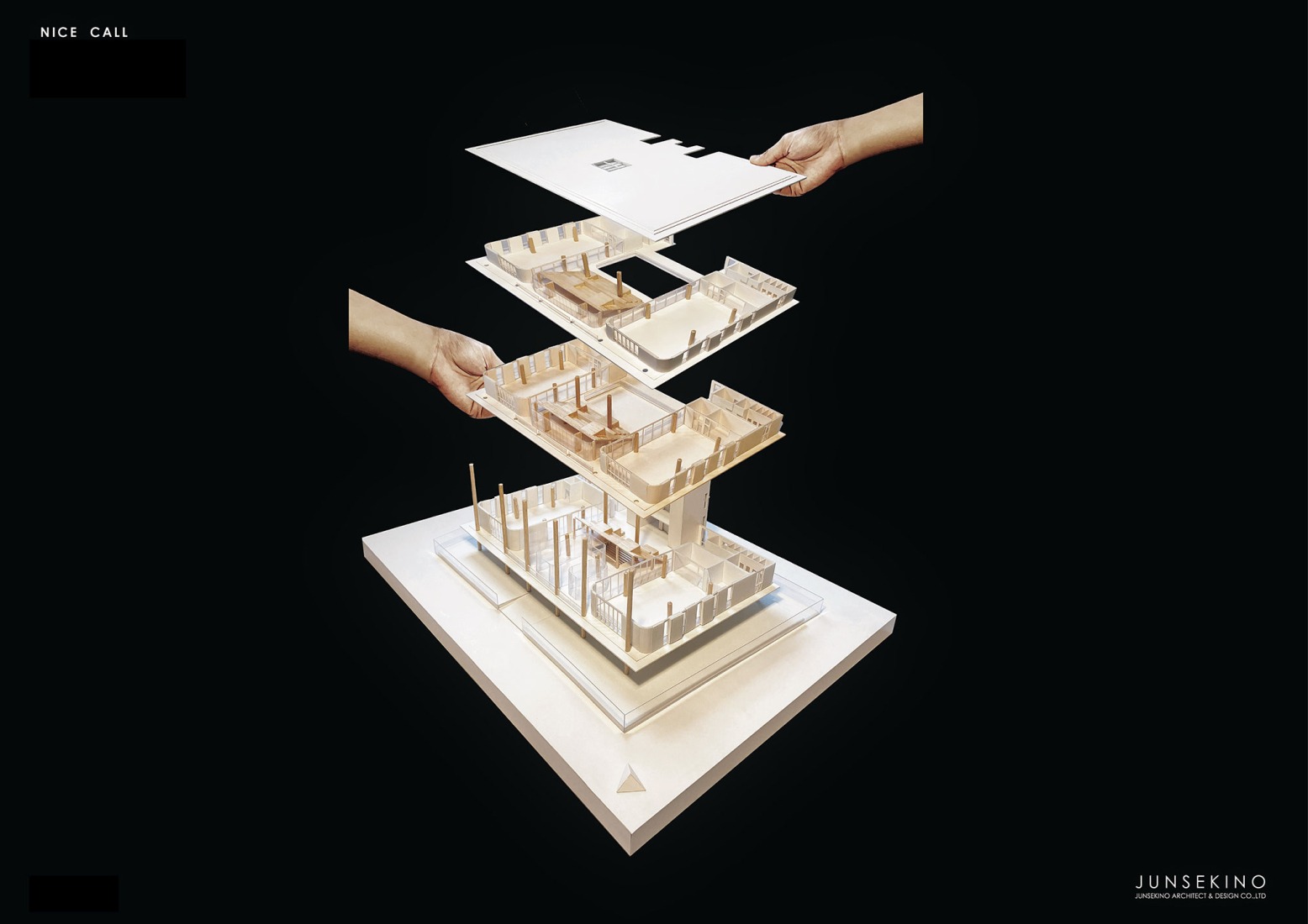 Model. "NICE CALL (NCP)" by Junsekino Architect and Design. 