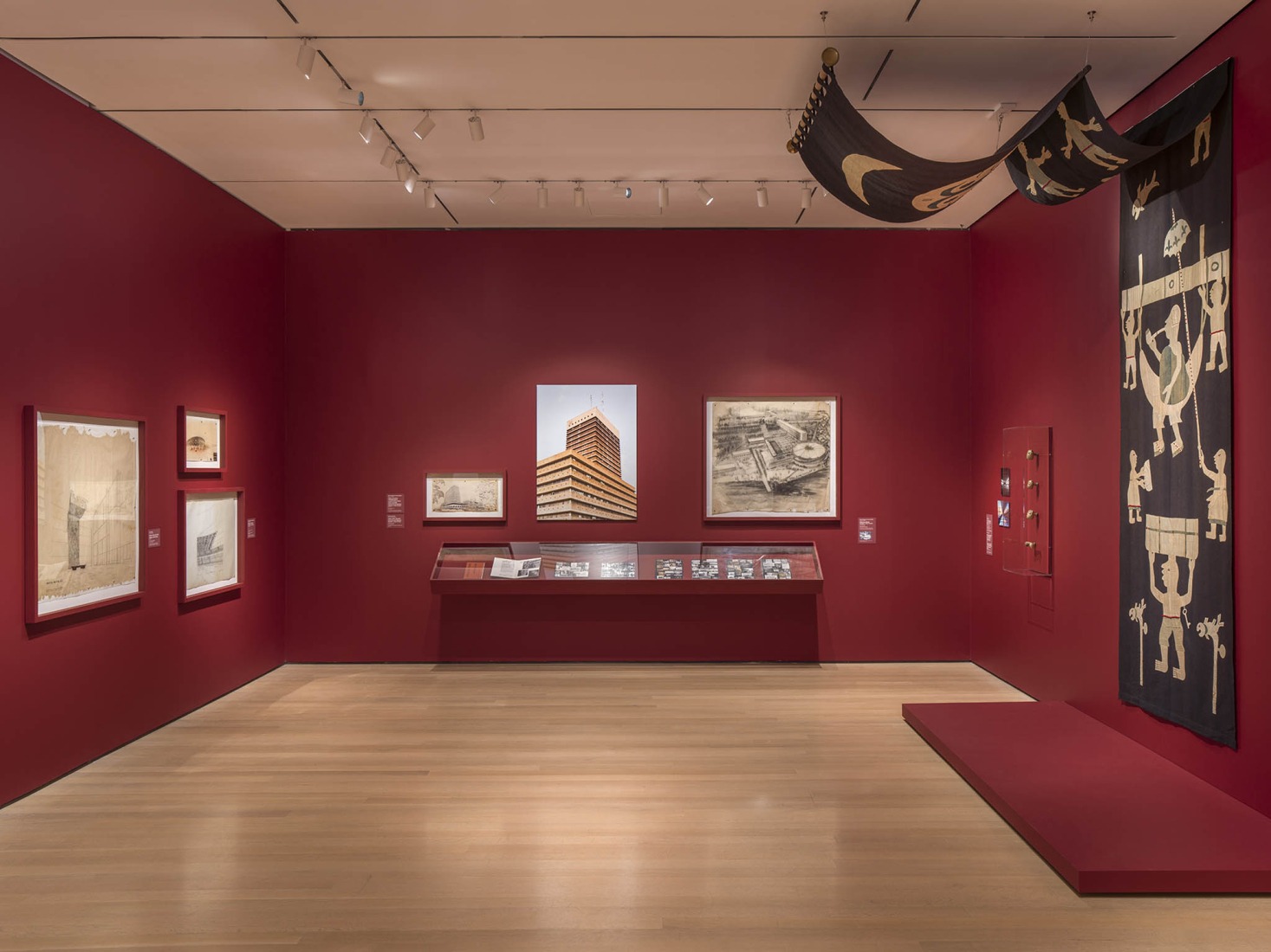 Installation view, Architects of Liberation: Modernism in Western Africa, on view at The Museum of Modern Art, New York, from July 5, 2026 through January 2, 2027. Photo by Martin Parsekian / The Museum of Modern Art, New York.