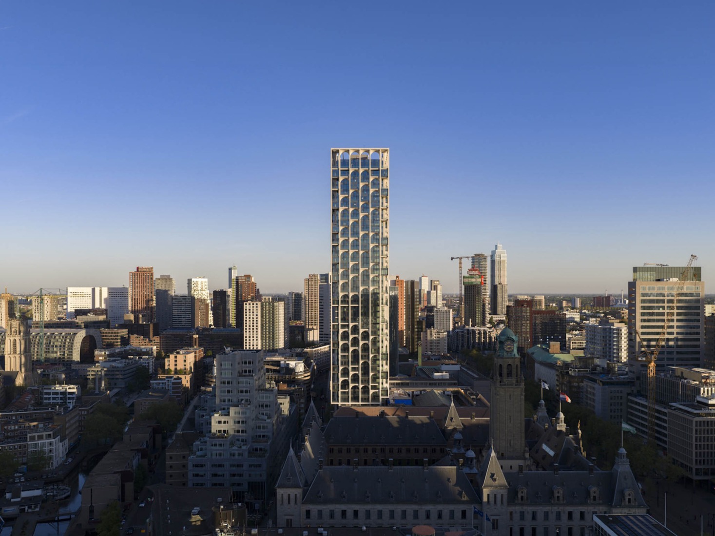 POST tower by ODA. Photograph by Ossip van Duivenbode.