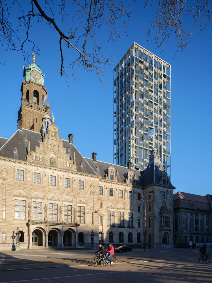 POST tower by ODA. Photograph by Ossip van Duivenbode.