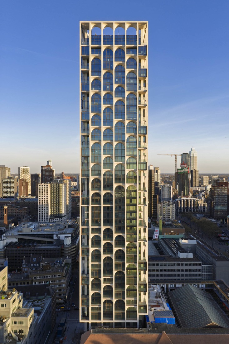 POST tower by ODA. Photograph by Ossip van Duivenbode.