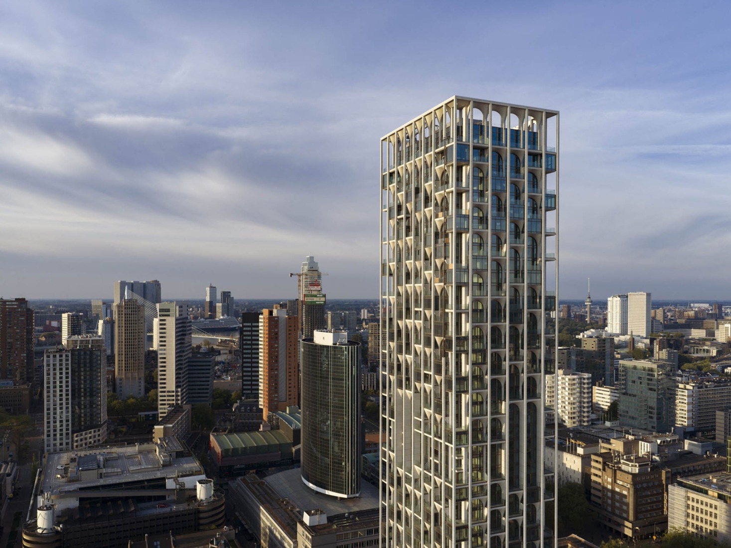 POST tower by ODA. Photograph by Ossip van Duivenbode.