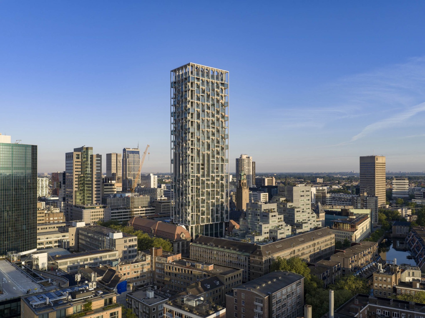POST tower by ODA. Photograph by Ossip van Duivenbode.