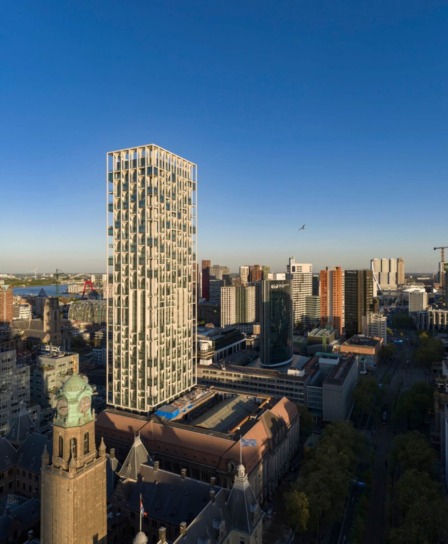 POST tower by ODA. Photograph by Ossip van Duivenbode.