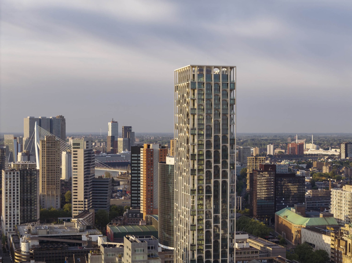 POST tower by ODA. Photograph by Ossip van Duivenbode.