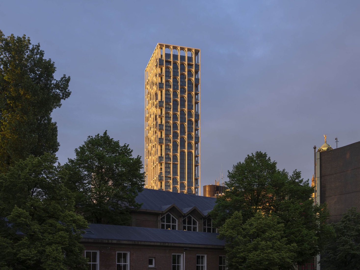 POST tower by ODA. Photograph by Ossip van Duivenbode.