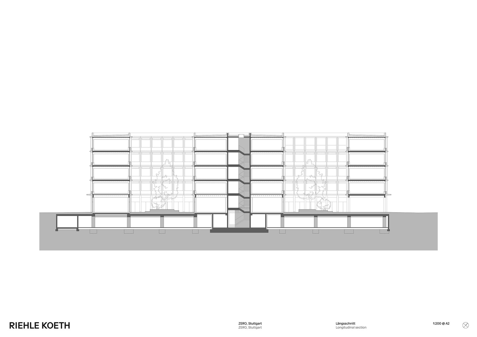 Longituidnal section. "ZERO." by RIEHLE KOETH.