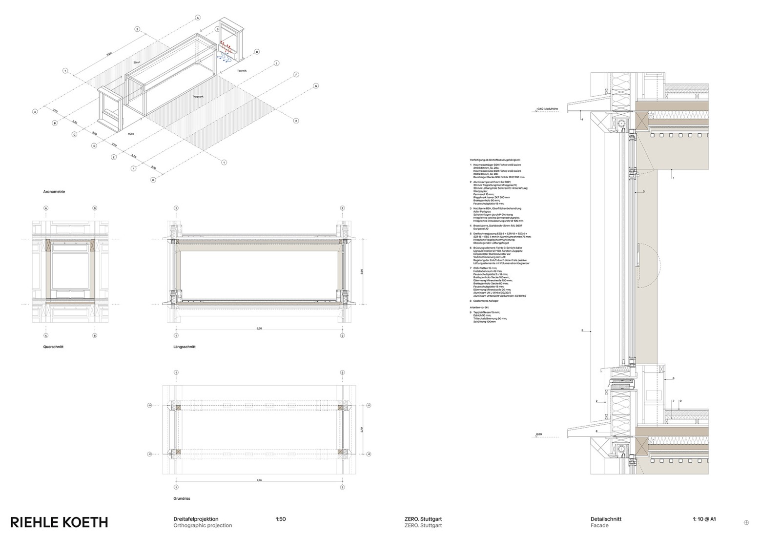 Construction detail. "ZERO." by RIEHLE KOETH.