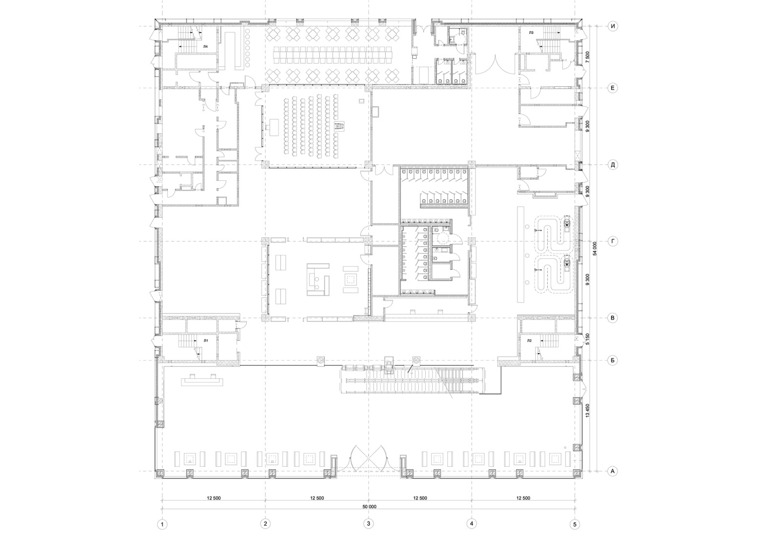 Plano de planta baja. Museo ZILART por SPeeCH.