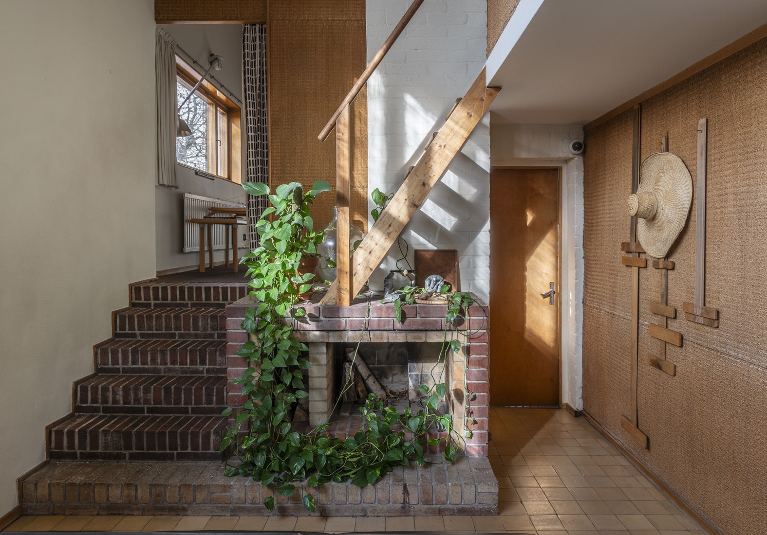 La Casa Aalto, 1935-1936. Vista desde el estudio. Fotografía por Maija Holma. Cortesía de la Fundación Alvar Aalto.