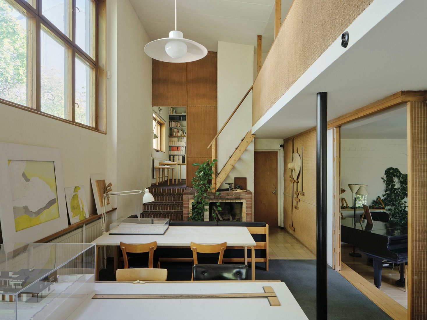 La Casa Aalto. Fotografía por Tuomas Uusheimo y Helsinki Partners.