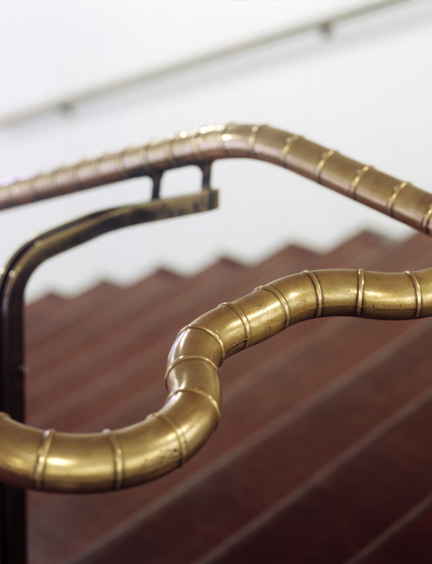 Casa de la Cultura, 1952-1958. Detalle de la barandilla de la escalera. Fotografía por Maija Holma. Cortesía de la Fundación Alvar Aalto.