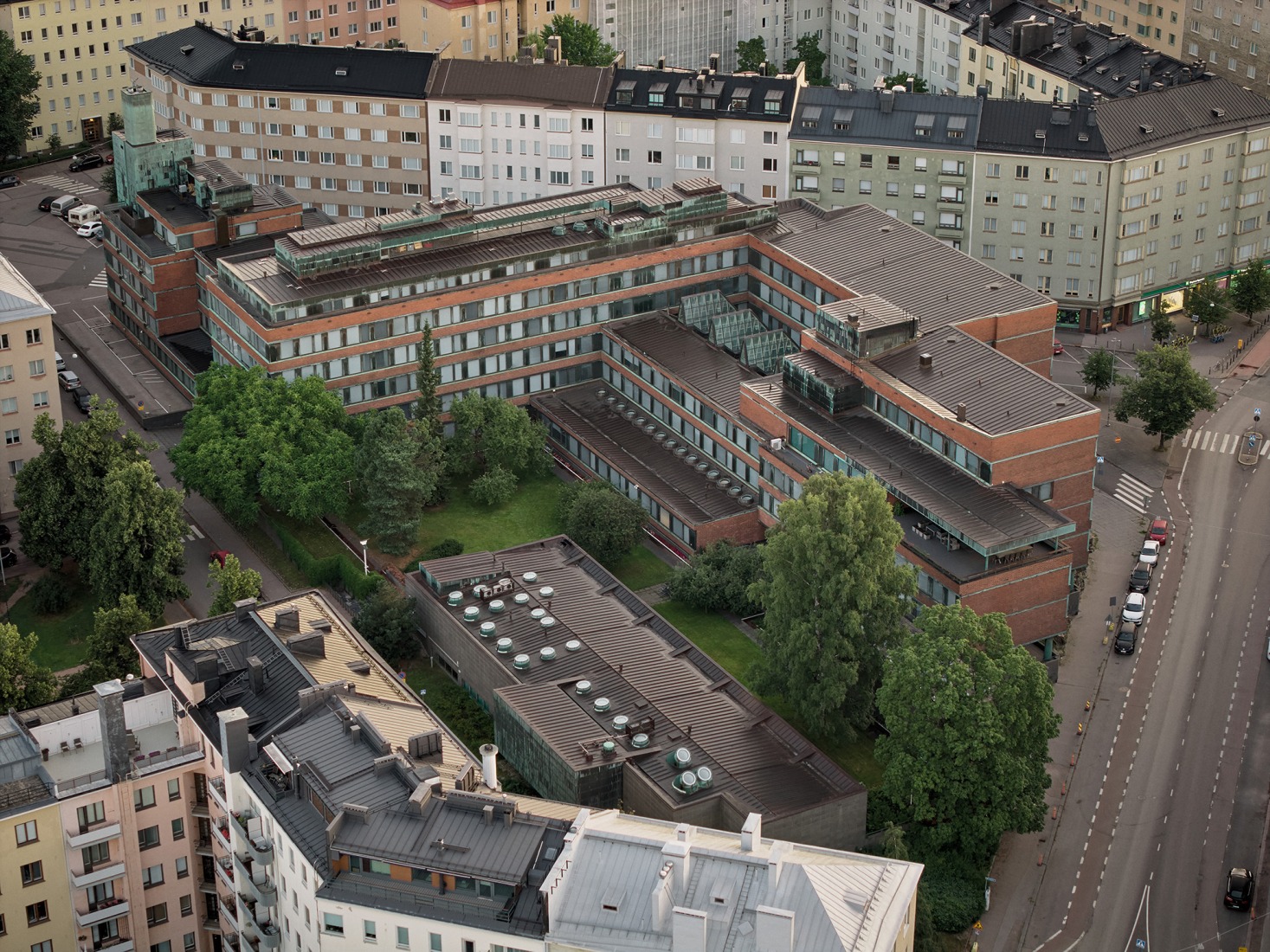 Instituto Nacional de Pensiones KELA. Fotografía por Tuomas Uusheimo y Helsinki Partners.