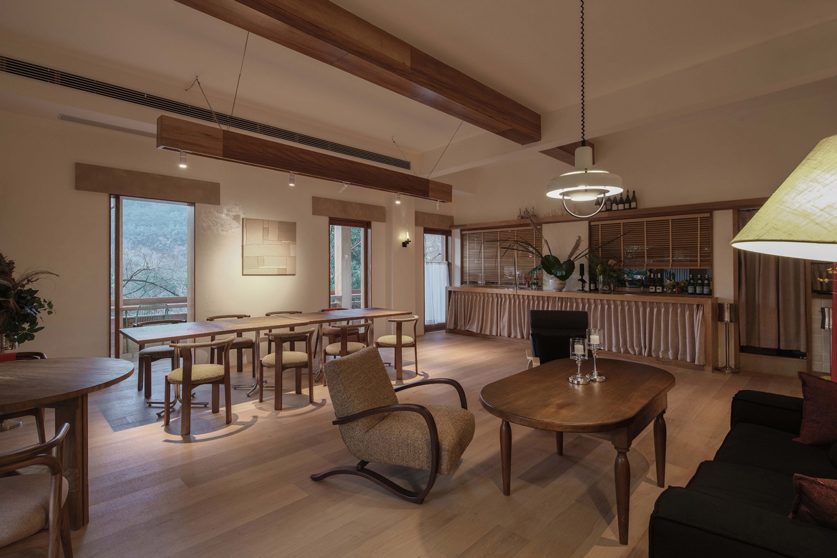 Cocina Familiar Italiana LAGO por vari architects. Fotografía por Zhu Wenqiao.