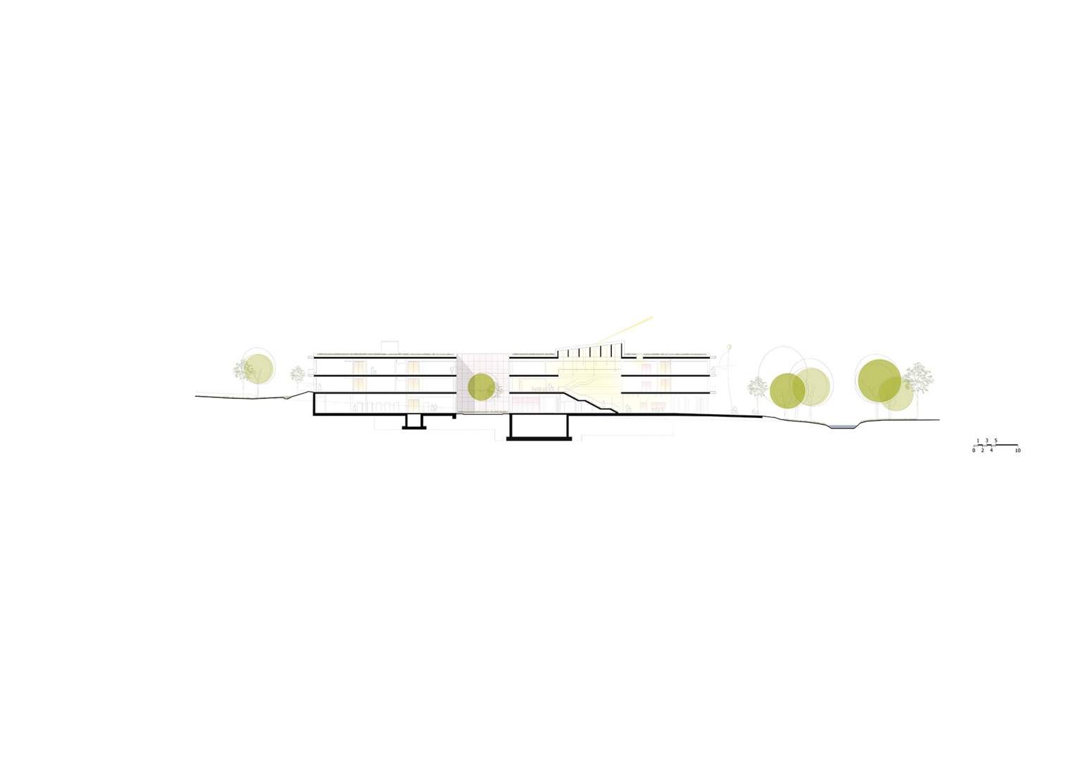 Section. "Staatliche Realschule Kemnath" by ALN + Gutiérrez-delaFuente.