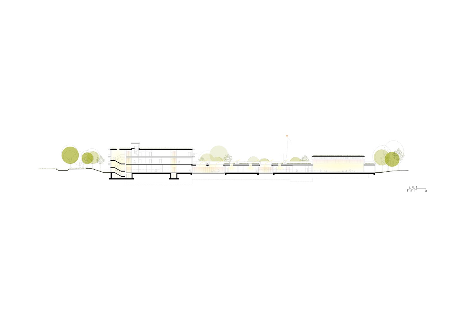 Section. "Staatliche Realschule Kemnath" by ALN + Gutiérrez-delaFuente.