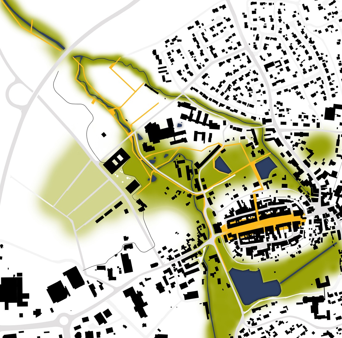 Structural plan sketch. "Staatliche Realschule Kemnath" by ALN + Gutiérrez-delaFuente.