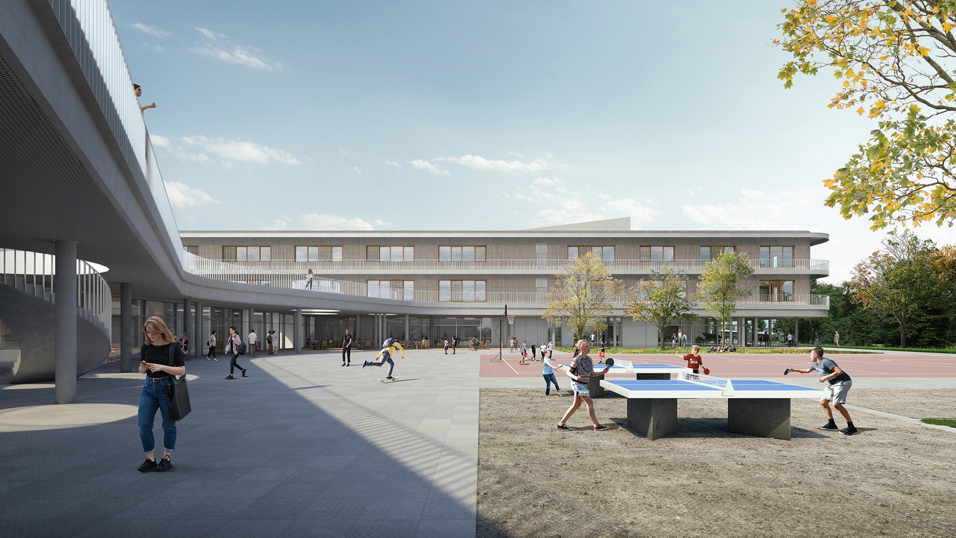 Visualización. "Staatliche Realschule Kemnath" by ALN + Gutiérrez-delaFuente.