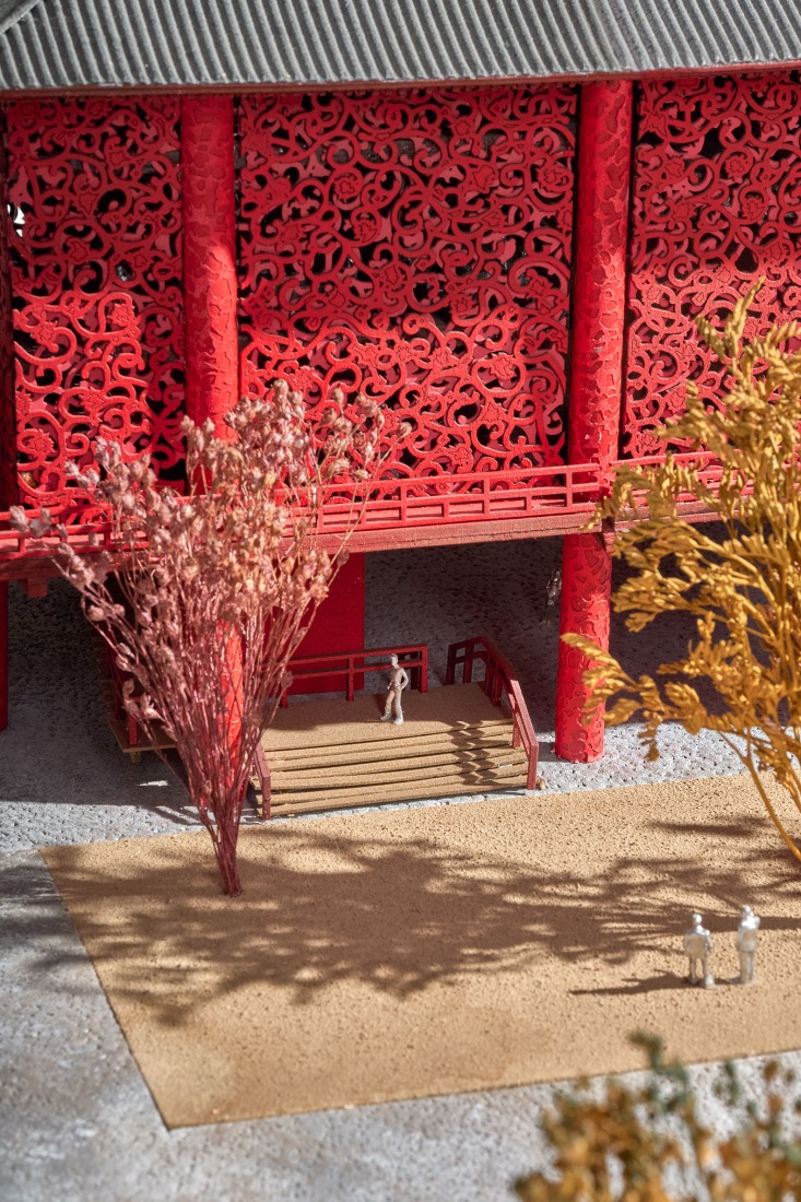 Maqueta. Museo del Tesoro de Sensoji por ATTA. Fotografía por Frans Parthesius.