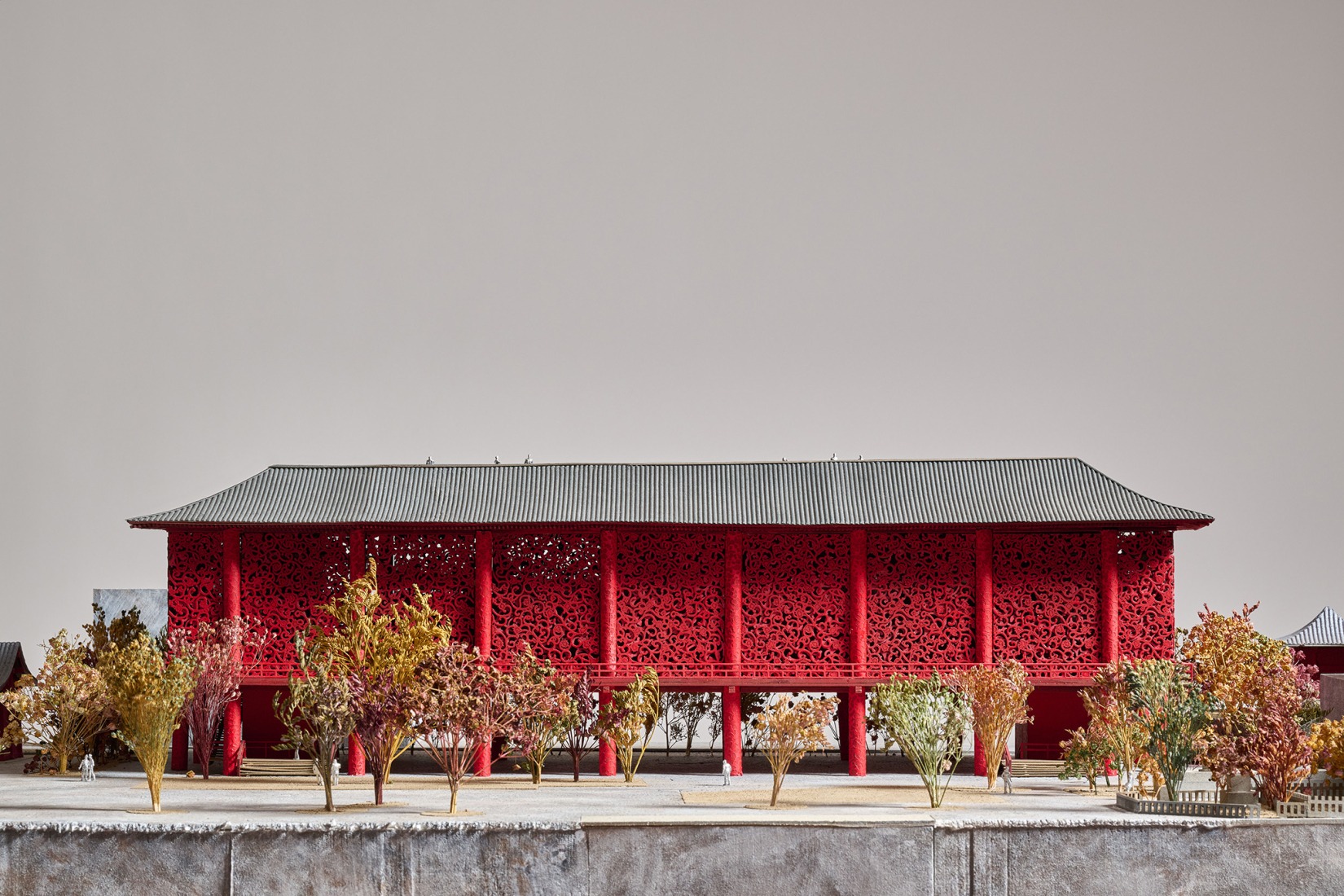 Maqueta. Museo del Tesoro de Sensoji por ATTA. Fotografía por Frans Parthesius.