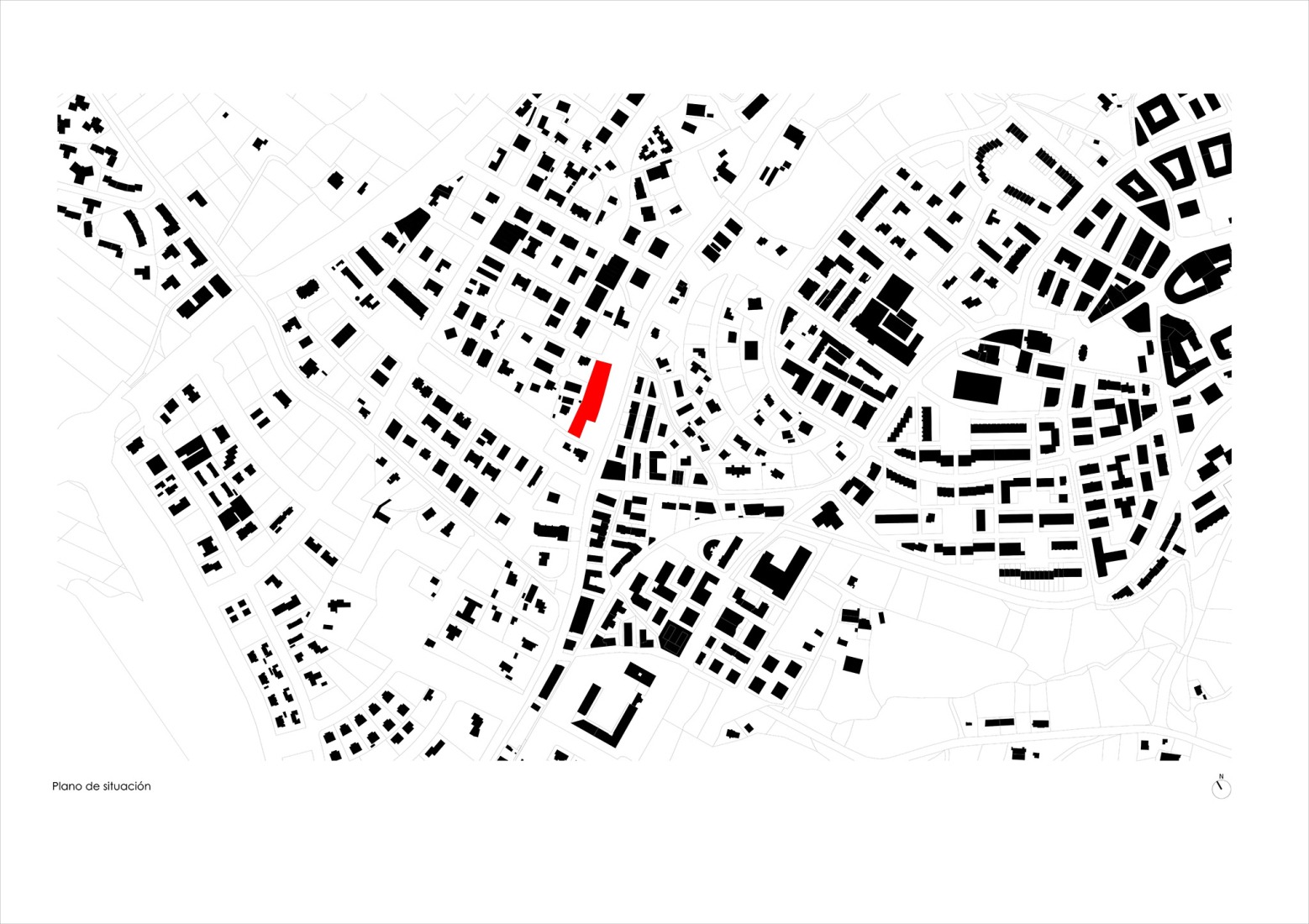 Site plan. Social housing in Sopela by BIEME + XLark.