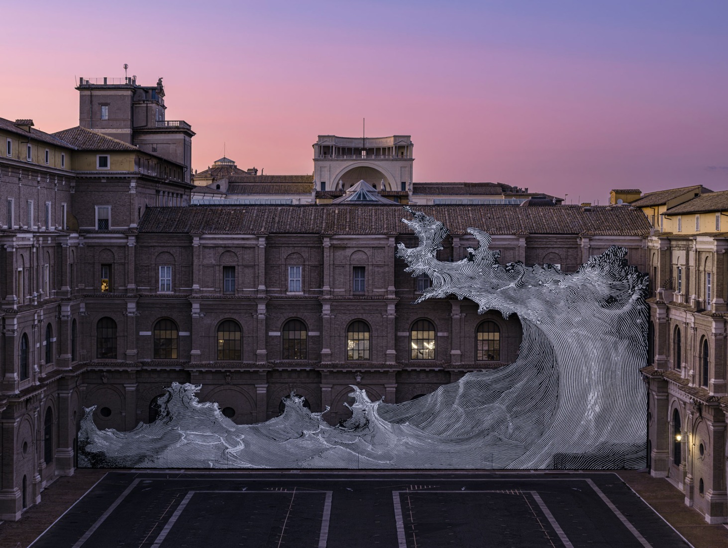 DILUVIUM, por JR. 13 de septiembre de 2026, Vaticano. Fotografía cortesía de JR.