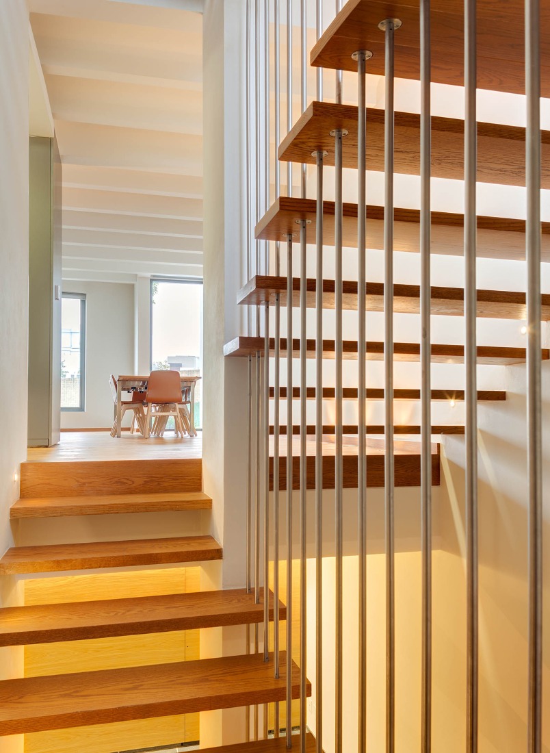 Stairs. Photograph by courtesy of JSa Arquitectura.