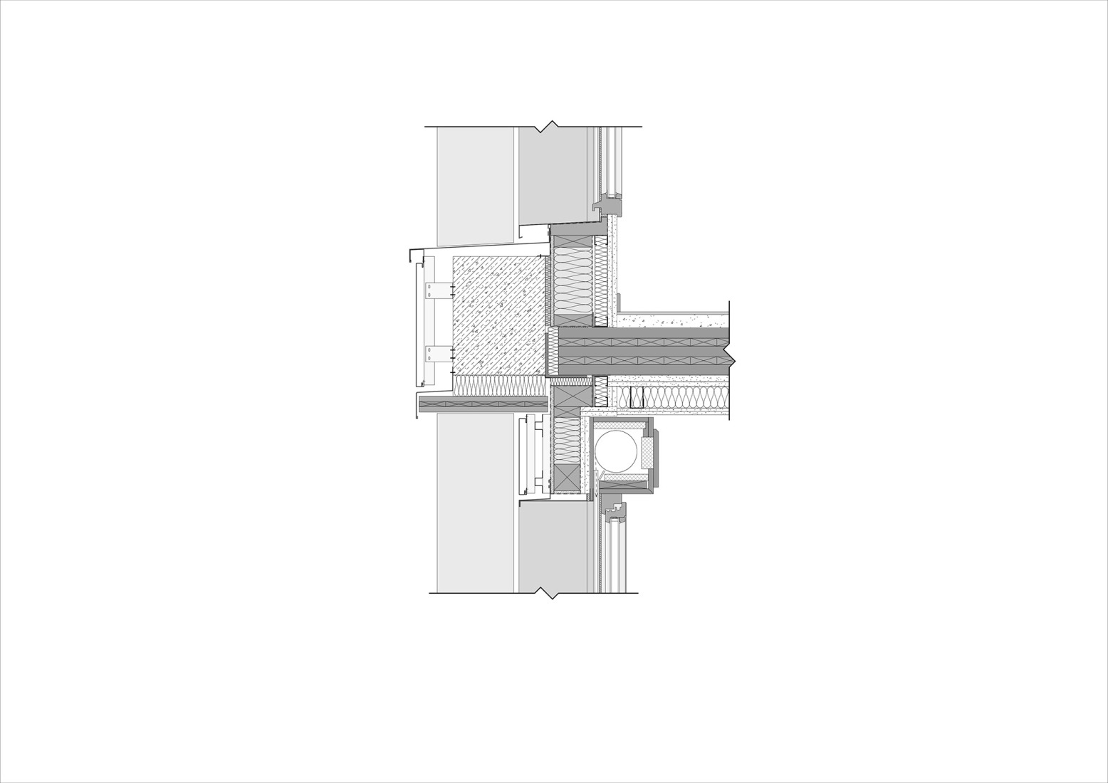 Detail section. "La Tour Commune" by Vincent Lavergne + Atelier WOA. Image courtesy of Vincent Lavergne Architecture Urbanisme / Atelier WOA.