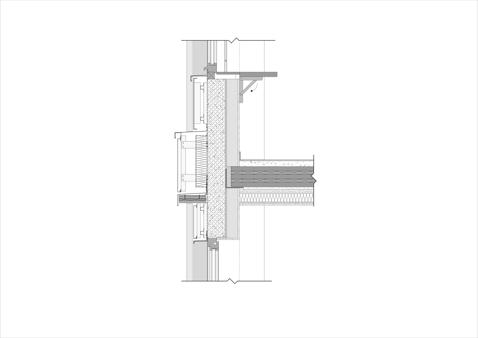Detail section. "La Tour Commune" by Vincent Lavergne + Atelier WOA. Image courtesy of Vincent Lavergne Architecture Urbanisme / Atelier WOA.