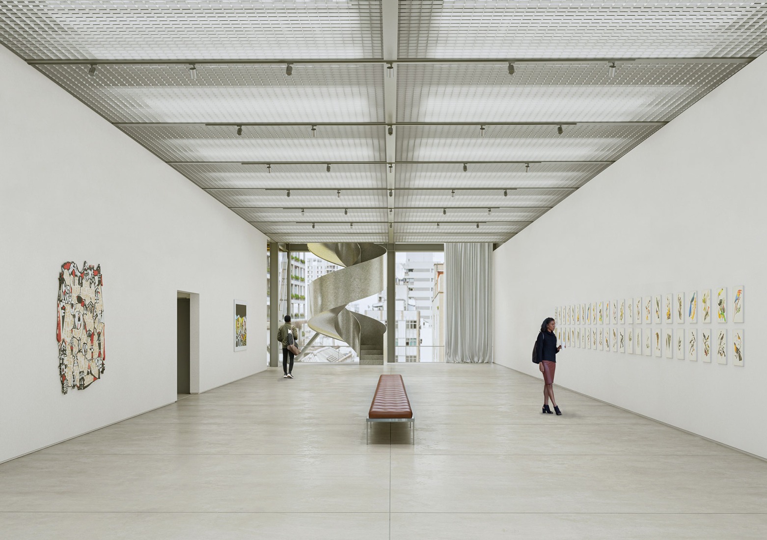 Rendering. Itaú Cultural by Libeskindllovet Arquitetos + Ben-Avid Studio. Image by Libeskindllovet Arquitetos.