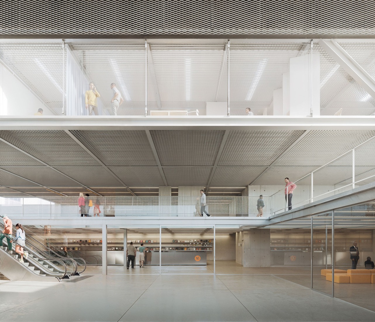 Rendering. Itaú Cultural by Libeskindllovet Arquitetos + Ben-Avid Studio. Image by Libeskindllovet Arquitetos.