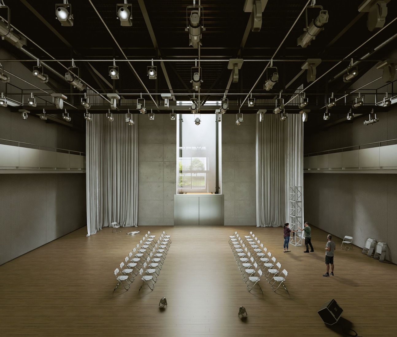 Rendering. Itaú Cultural by Libeskindllovet Arquitetos + Ben-Avid Studio. Image by Libeskindllovet Arquitetos.