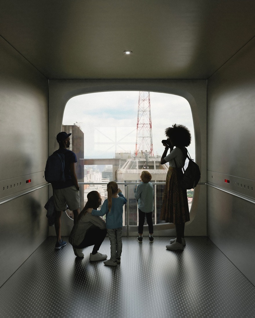 Rendering. Itaú Cultural by Libeskindllovet Arquitetos + Ben-Avid Studio. Image by Libeskindllovet Arquitetos.