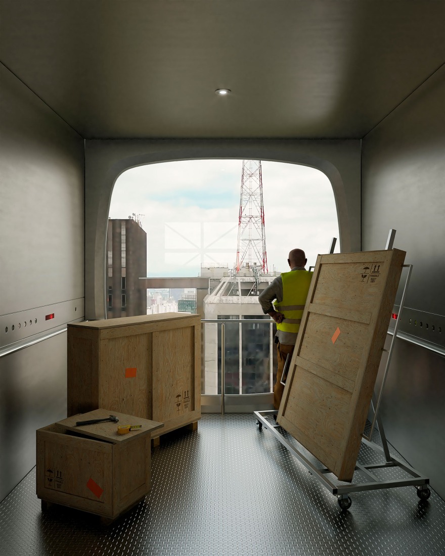 Rendering. Itaú Cultural by Libeskindllovet Arquitetos + Ben-Avid Studio. Image by Libeskindllovet Arquitetos.
