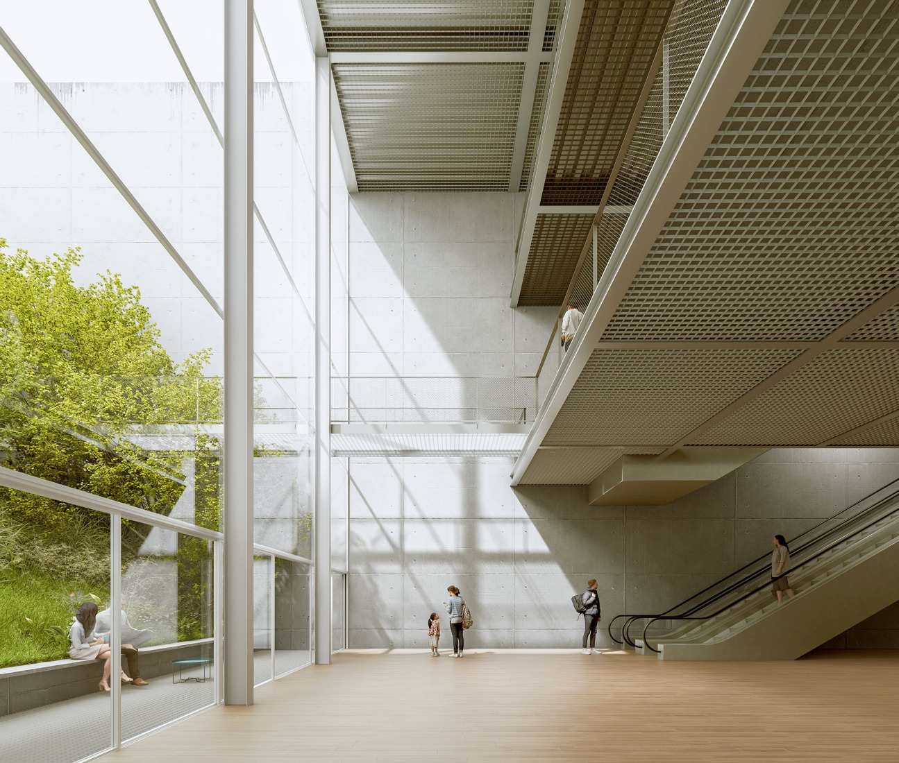 Rendering. Itaú Cultural by Libeskindllovet Arquitetos + Ben-Avid Studio. Image by Libeskindllovet Arquitetos.
