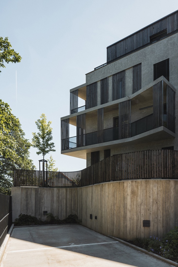 Mánesova Apartment Building by OK PLAN ARCHITECTS. Photograph by Petr Polák Studio.